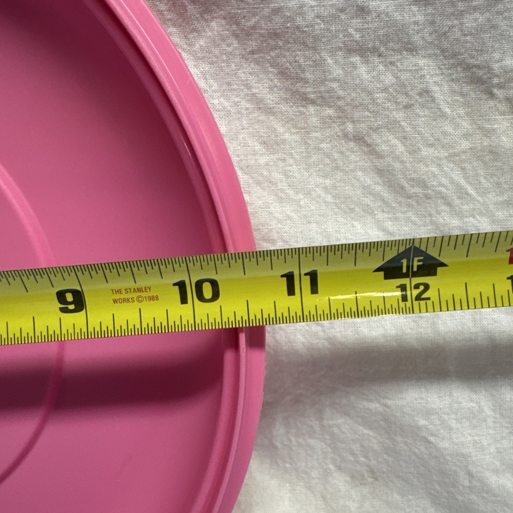 Tupperware 1709 Pink Round Replacement Lid Only Fits Divided‎ Serving Tray 1708 - Picture 4 of 4